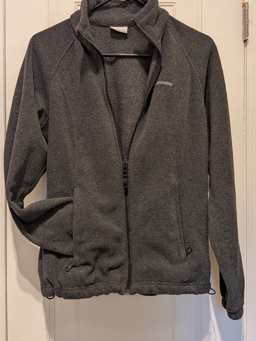 Columbia Women’s Dark Gray Full-Zip Fleece Jacket